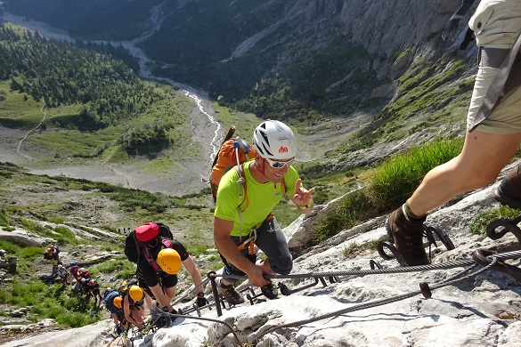 Die Leiter im Höllental